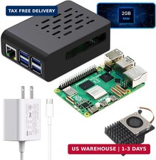 Basic kit for Raspberry Pi 5 2GB RAM,27W PD Power Supply,PI5 Case, Active Cooler