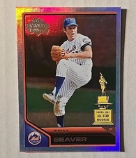 2011 Topps Lineage Tom Seaver Sliver Diamond Refractor # 200