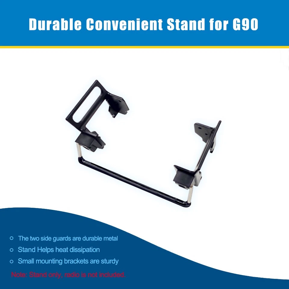 Mounting Bracket stand holder for Xiegu G90 20W QRP SSB/CW/AM/FM HF transceiver - Image 2 of 4