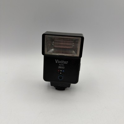 Vintage Vivitar Auto Thyristor 2600  Shoe Mount Camera Flash