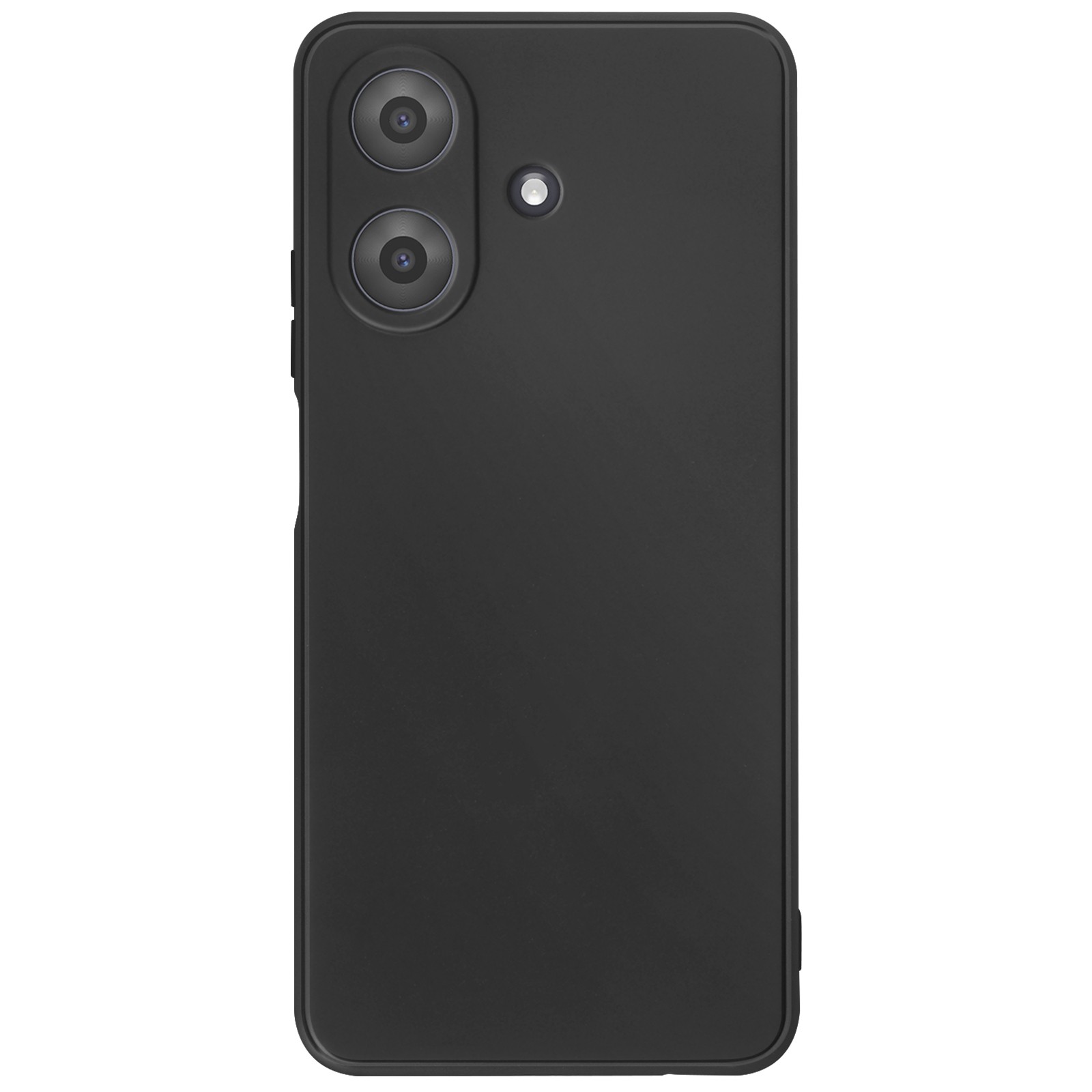 Coque Note 60 Avizar en silicone mat noir avec support de charge sans fil Qi