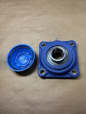 Marbett SS-SB206 30mm Stainless Steel Thermoplastic 4-Bolt Flange Bearing Unit thumbnail 2