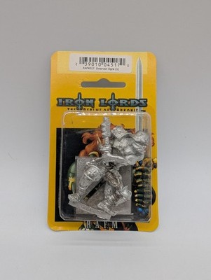 RAFM iron Lords RAF4517 Dwarven Ogre Metal Miniature New in Blister OOP!