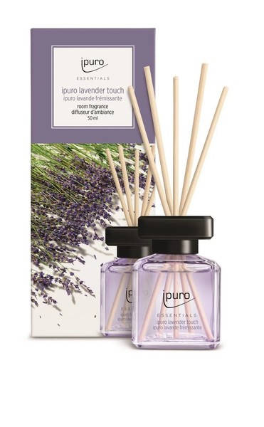 6X Ipuro Essentials Lavender Touch Raumduft 100Ml Diffuser DuftstäBchen Neu-image