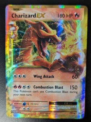 Pokemon! Glurak EX 12/108 Ultra Rare Near Mint Englisch Evolution