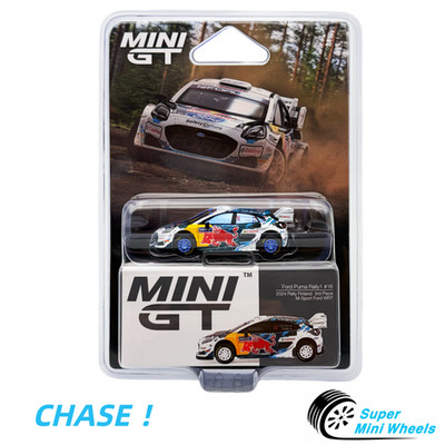CHASE ！Mini GT 1:64 Ford Puma Rally1 #16 M-Sport Ford WRT 2024