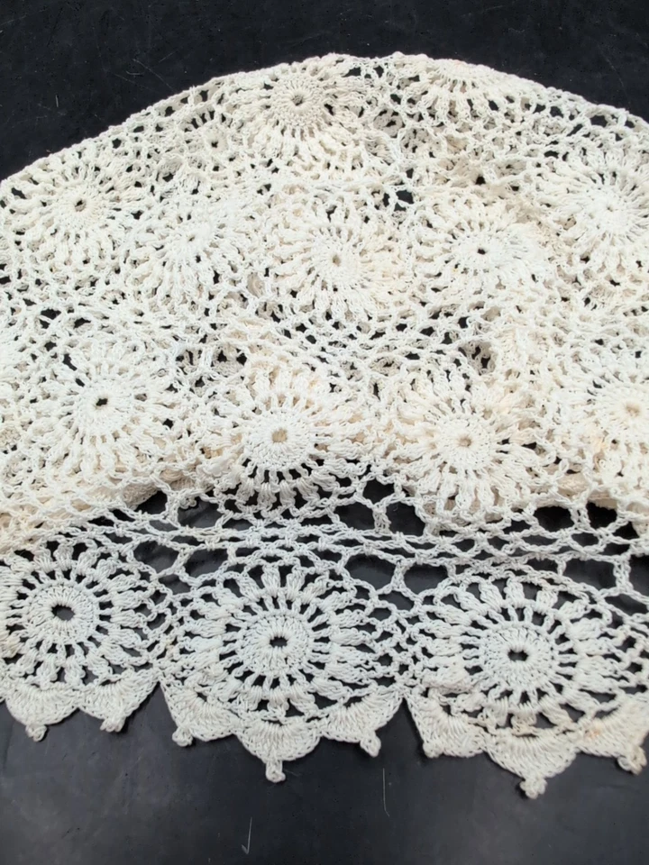 Antique Handmade Crochet Baby's Child Hat - Image 3 of 4