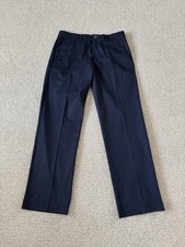 Haggar Straight Fit No Iron Navy Chino Pants 30x30