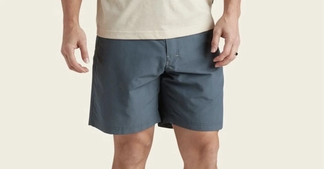 Howler Bros Horizon Hybrid Shorts 2.0 Size 36 Waist Gray Petrol Quick Dry Active