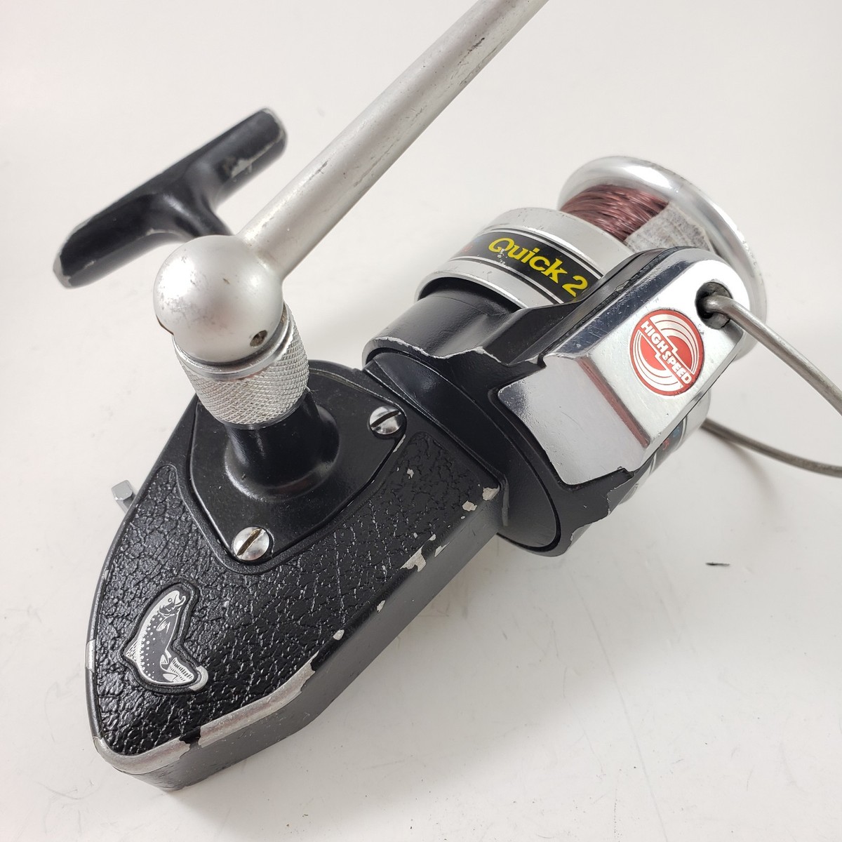 Vintage D.A.M Quick 2000 Spinning Skirted Fishing Reel 1970's Used