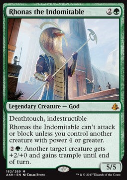 Magic/MTG Rhonas the Indomitable AKH-182 Mythic Englisch Good