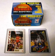 1981-1991 Topps Archives Basketball Gold Set 