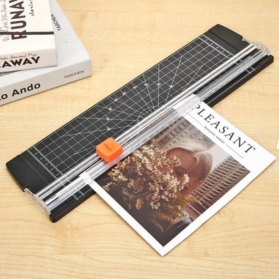 A4/A5 Guillotine Paper Cutter   Portable Craft Trimmer with Safety Guard & Ruler