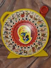 Vintage 1989 Mattel See N Say Mickey ABC's Yellow Red Learning Toy, Works.