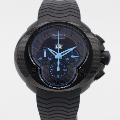 Franc Vila Chronograph EVOS 8 Cobra Stealth Carbon FVEVOS8 Rubber Automatic