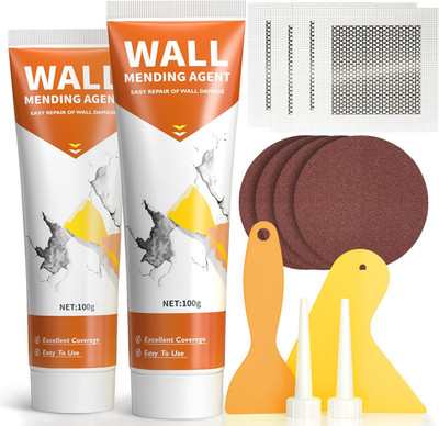 Drywall Repair Kit,Wall Patch Repair Kit,2 Pack Wall Patching Agent,Simple Filli
