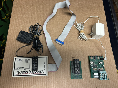 INTRONICS EPROM POCKET PROGRAMMER 2 Printer Port w/Prom and EP16 ...