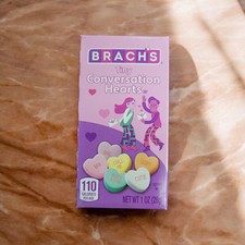 Single 1oz Box Brach's Tiny CONVERSATION HEARTS Candy Exp 04/2027