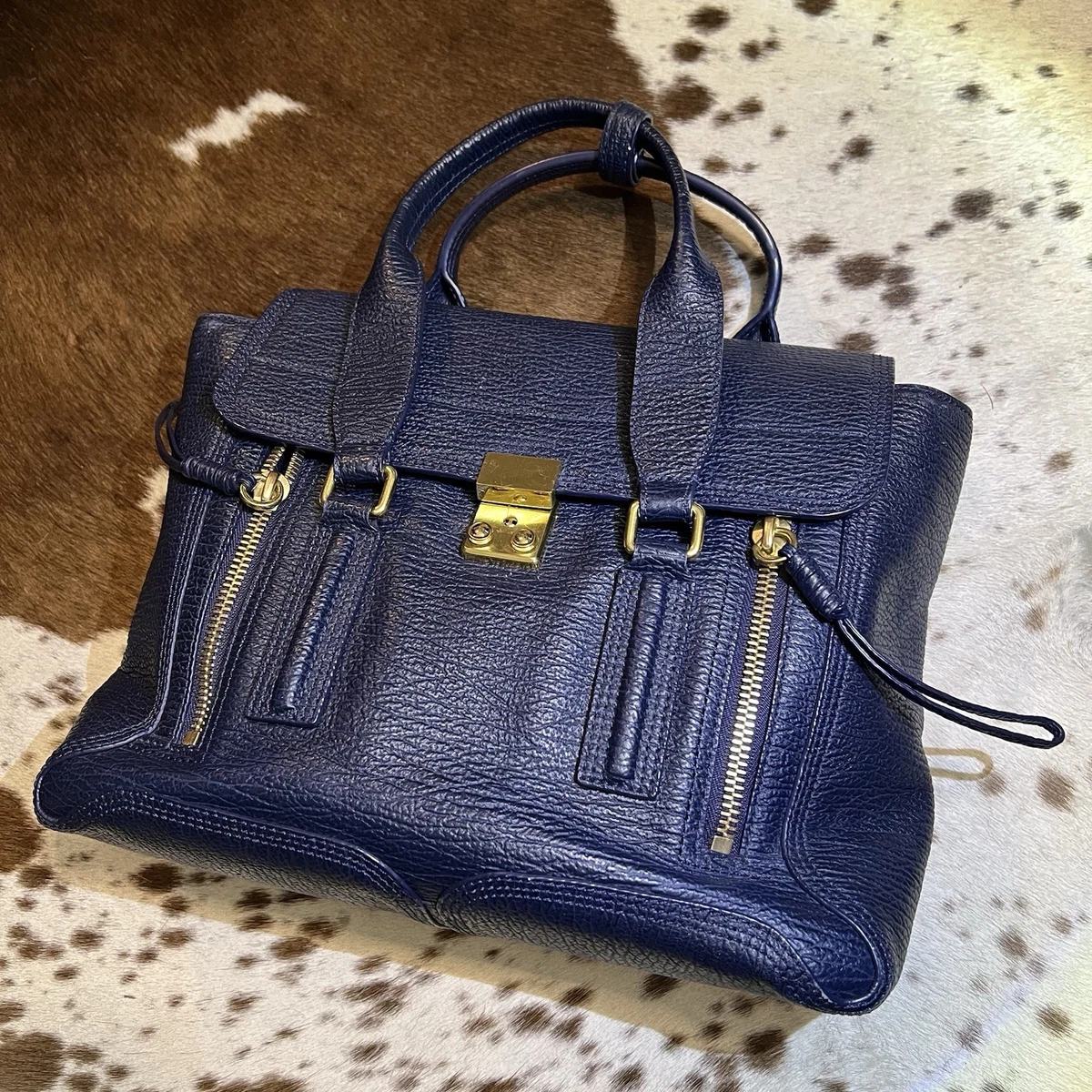 3.1 Phillip Lim Leather Exterior Blue Bags & Handbags for Women