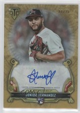 2020 Topps Triple Threads Rookie Gold 8/25 Junior Fernandez #RAC-JF Auto 0eo6