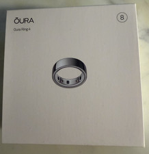 Oura Ring Gen 4 Size 8 Silver New in Box