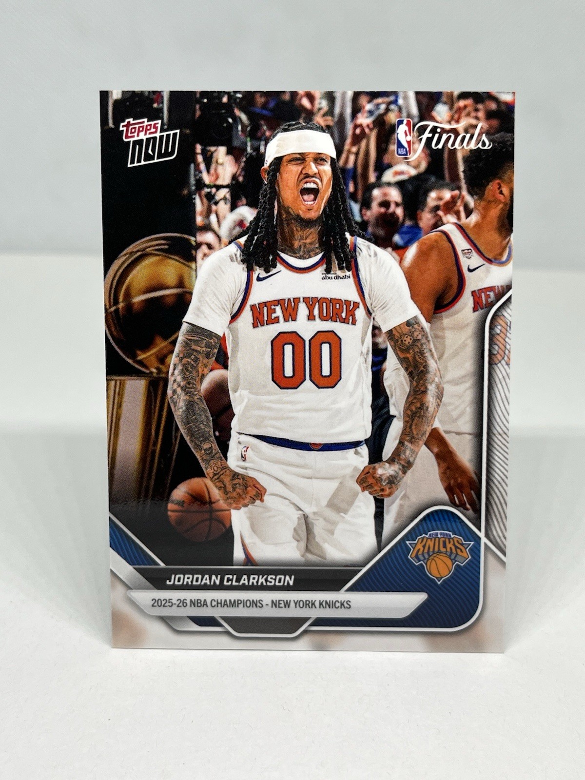Jordan Clarkson 2025-26 Topps Now NBA Champions New York Knicks #C10 Card