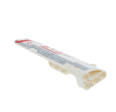 1x Lego Technic Panele Verkleidung 6 weiß lang Sticker EV3 Seite B 64393pb027