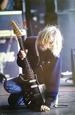 Kurt Cobain, Nirvana: Gitarre | UK Import Plakat, Poster [61 x 91,5 cm]