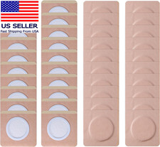 40Pcs Disposable Castor Oil Belly Button Patch  3.15" 3.15" Highly Absorbent 
