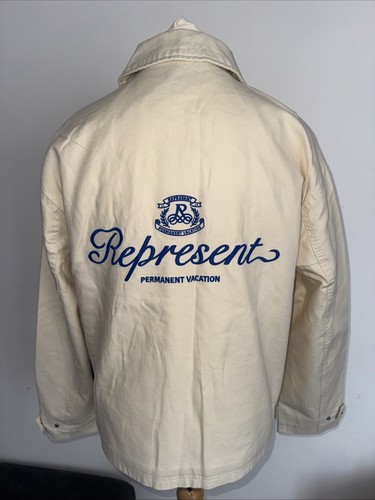 Chaqueta de vacaciones Represent talla M beige nueva sin etiquetas - Imagen 3 de 5