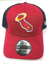 Los Angeles Angels of Anaheim MLB NE Club ALT Flex-Fit Hat~ Heathered Red/Navy