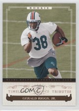 2006 Donruss Classics Rookie Timeless Tributes 35/100 Gerald Riggs Jr #172 0b5