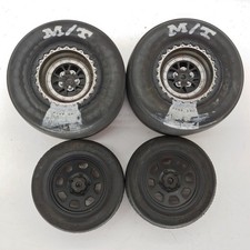 2x Traxxas Drag Slash Mickey Thompson 110 Slick Rear Tires Wheels W Ae Front 2x Traxxas Drag Slash Mickey Thompson 110 Slick Rear Tires Wheels W Ae Front