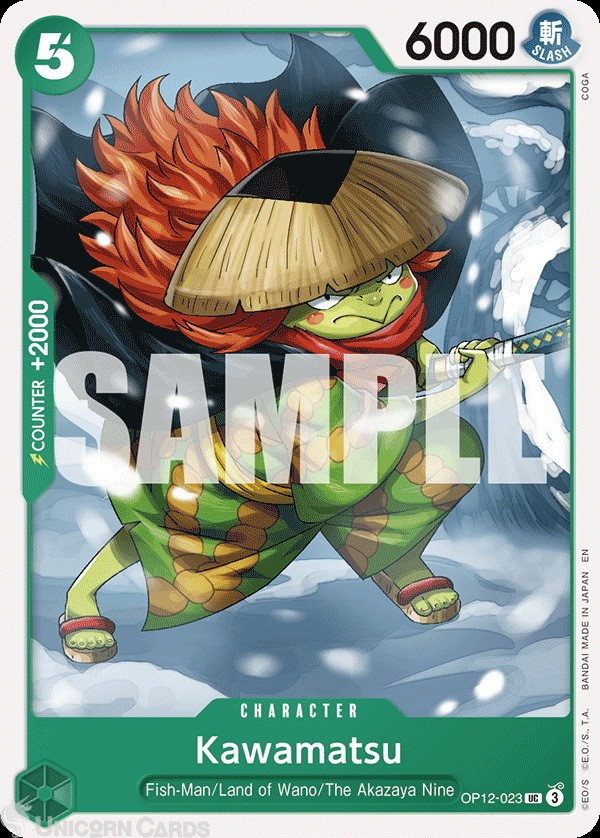 OP12-023 Kawamatsu : Uncommon English One Piece TCG Card : OP12: Legacy of the M