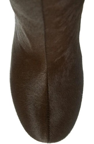 $400 - Jeffrey Campbell Modified Calf Hair Knee High Boot in Brown Size 8.5 - Picture 4 of 6