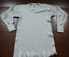 Vintage 70s WEST Thermal Shirt White Long Johns