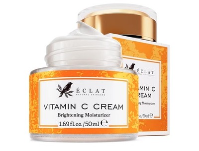 Crema Viso Vitamina C con Acido ialuronico illuminante Antimacchia Antirughe 2x