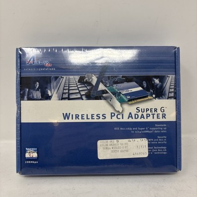 AirLink 101 Super G Wireless PCI Adapter AWLH4030 108Mbps