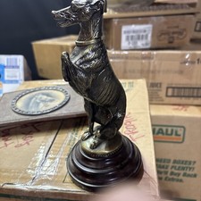 Greyhound Whippet Bronze Dog Statue Art Deco 9 Height Greyhound Whippet Bronze Dog Statue Art Deco 9 Height