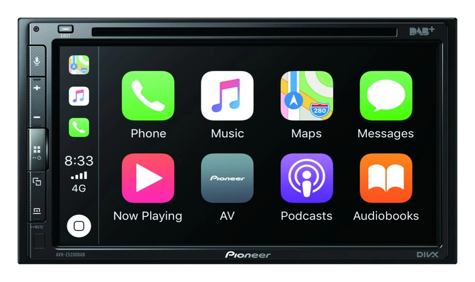 Pioneer DVD 2DIN Lenkrad DAB Bluetooth USB Autoradio für SSangYong Rodius ab 201 - Bild 2 von 4