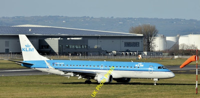 Photo 6x4 PH-EZP, Belfast City Airport (March 2016) Ballyhackamore KLM Em c2016