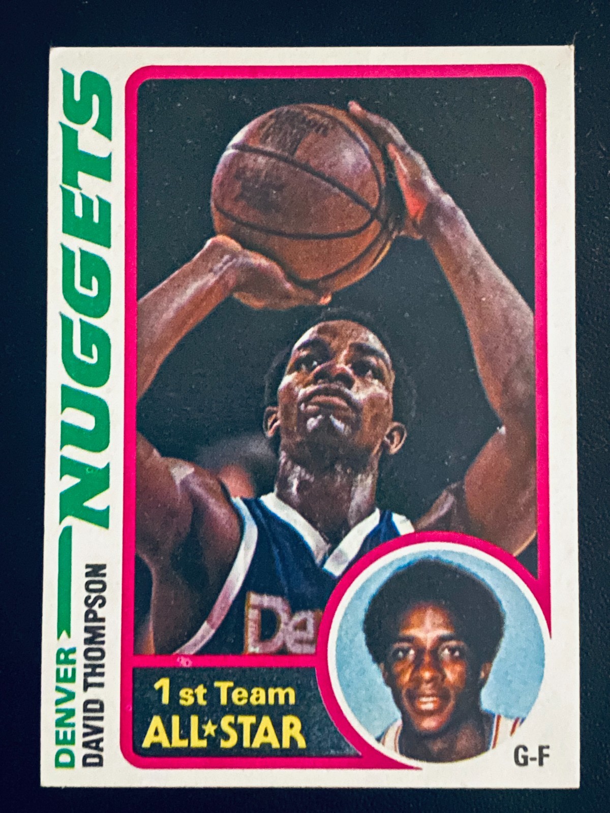 1978-79 Topps Basketball #100 David Thompson Denver Nuggets Vintage NBA