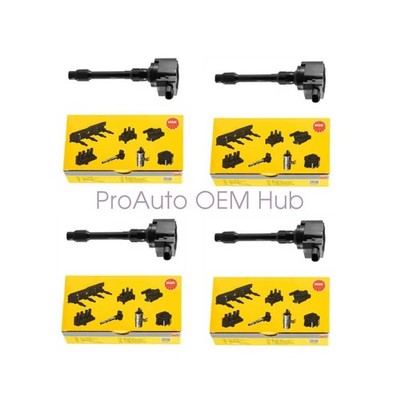 3052059B013 U5400 2019-2021 For Acura RDX TLX 2.0L 4Pcs NGK OEM Ignition Coil