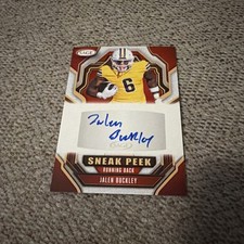 2026 SAGE #SPA-JB Jalen Buckley Sneak Peek Autographs Silver