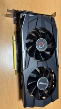ASRock RX580 8GB OC Dual Fan GPU with Heat Pipe Cooling Used