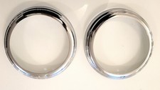 Zierringe Lampenring Scheinwerferring Mercedes 190SL W121 Ponton perfekter Chrom