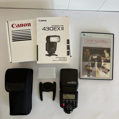 Canon Speedlite 430EX II Shoe Mount Flash with Diffuser