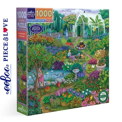 eeBoo ALCHEMISTS ORCHARD 1000 pc Square Jigsaw Puzzle Super Deluxe PZTACO