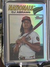 2026 Topps Heritage - C.J. Abrams #349 Chrome Refractor