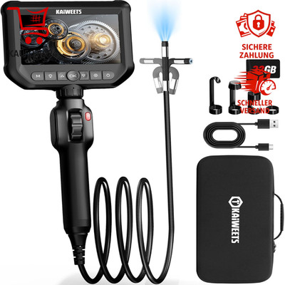 KAIWEETS Endoskopkamera 4,3 Zoll 1080P Roh